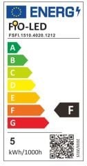 2835 5 MM PCB 4000K İÇ MEKAN 120 LED 9.6W