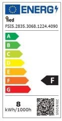 3000K IP68 ŞERİT LED 24V 8W