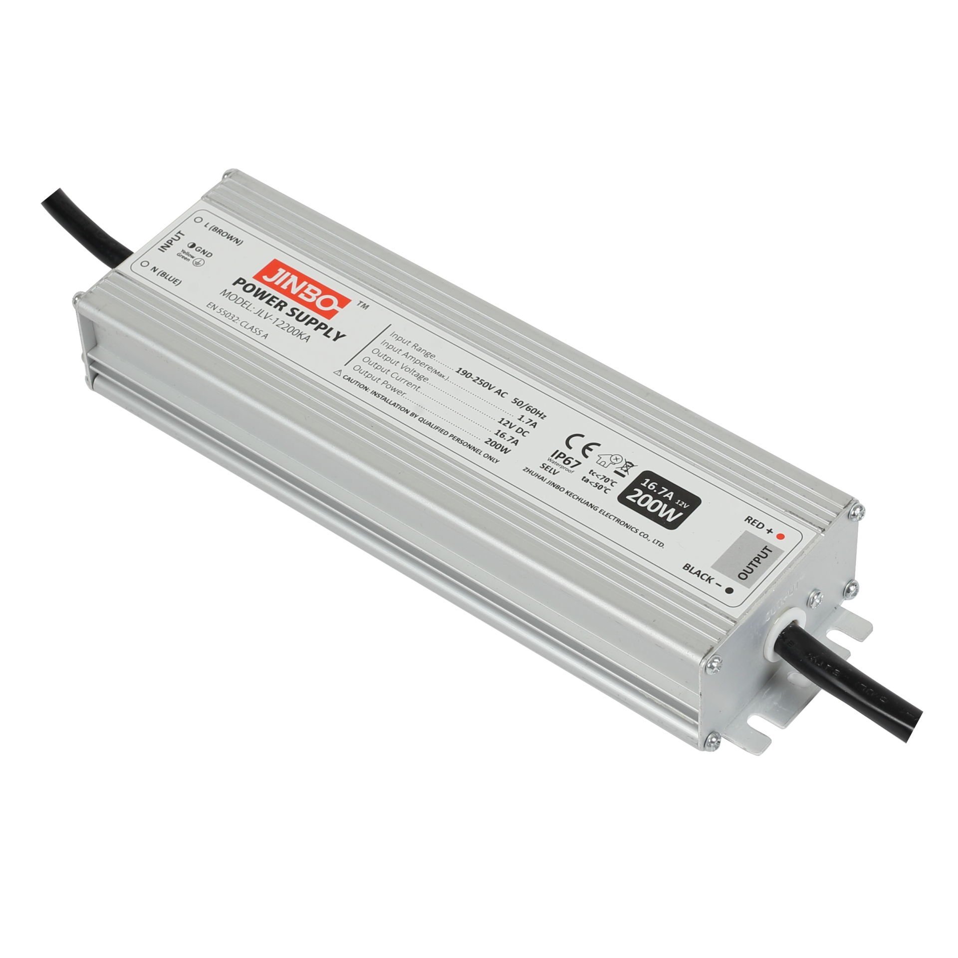 JİNBO POWER 12V16.6A SLİM DIŞ MEKAN ADAPTÖR