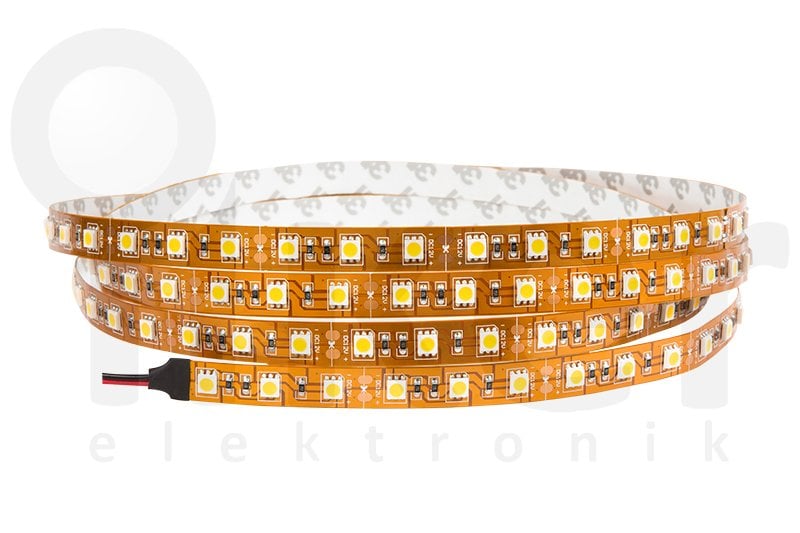 SICAK BEYAZ 3000K ÜÇ ÇİP 60 LED 12V ŞERİT LED 14.4W