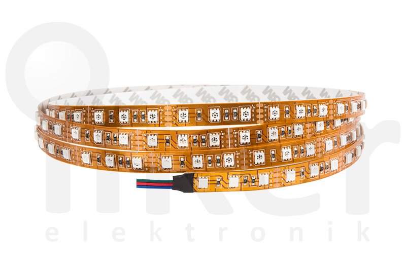 RGB ÜÇ ÇİP 60 LED 12V İÇ MEKAN ŞERİT LED 14.4W