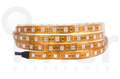 RGB ÜÇ ÇİP 60 LED 12V DIŞ MEKAN ŞERİT LED 14.4W