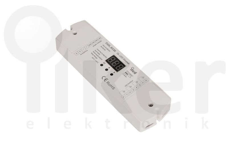 TEK RENK DALI DIMMER ALICI EKRANLI 4 KANAL 20.5A