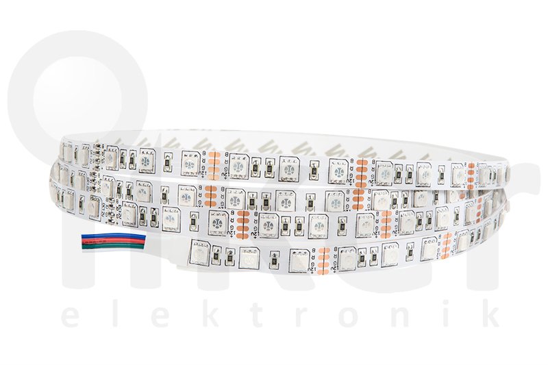 RGB ÜÇ ÇİP 60 LED İÇ MEKAN ŞERİT LED 14.4W