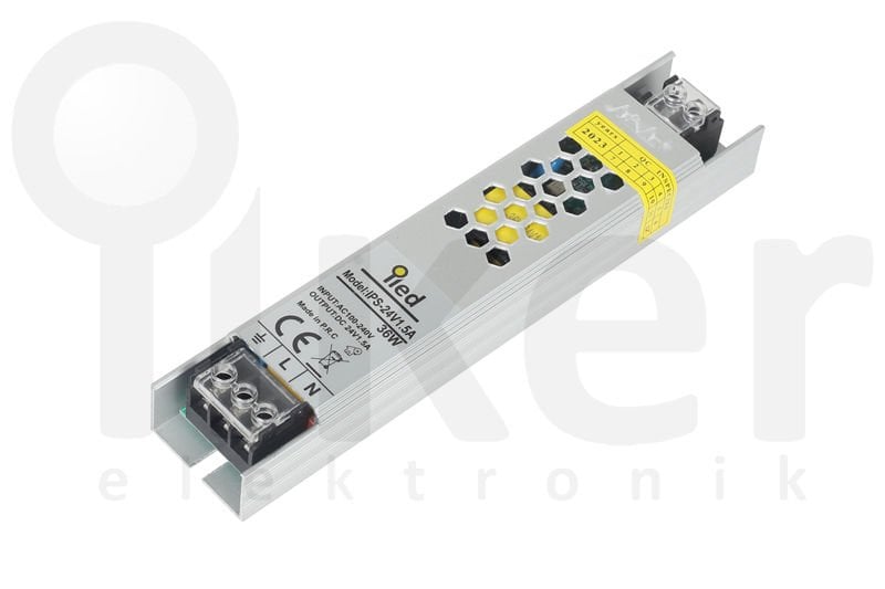 ULTRA SLIM METAL KASA ADAPTÖR I-POWER 24V1.5A