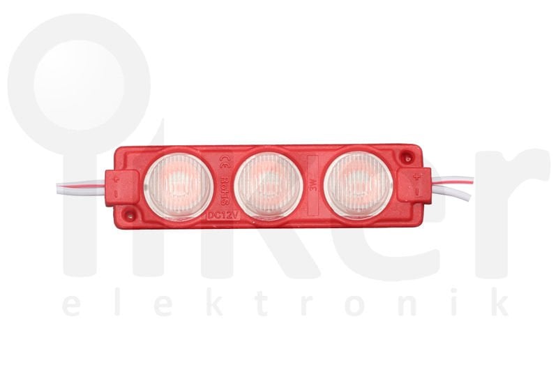 KIRMIZI MODÜL 3'LÜ ILED 3030 12V