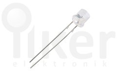 500 Adet YEŞİL FLAT LED