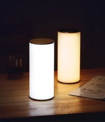 ILED TUNABLE DÖNEBİLEN SİLİNDİR BEYAZ MASA LAMBASI