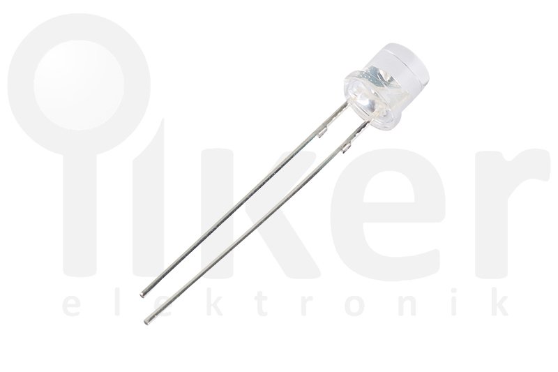 500 Adet HI-LED 5MM SARI 20MA FLAT LED 120 DERECE