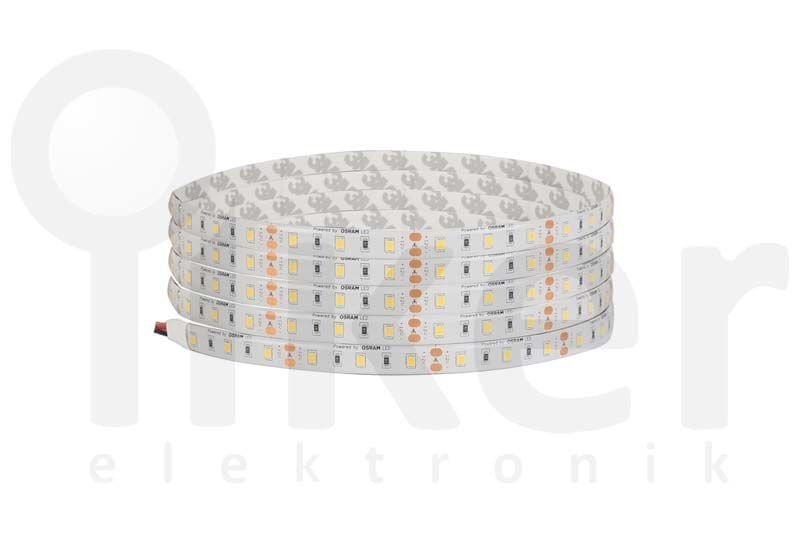 SICAK BEYAZ 60 LED 12V DIŞ MEKAN ŞERİT LED 14.4W