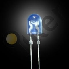 500 Adet HI-LED 5MM MAVİ 20MA OVAL LED 90 DERECE