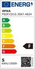 3000K 480 LED 24V DIŞ MEKAN IP67 COB ŞERİT LED