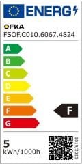 6000K 480 LED 24V DIŞ MEKAN IP67 COB ŞERİT LED