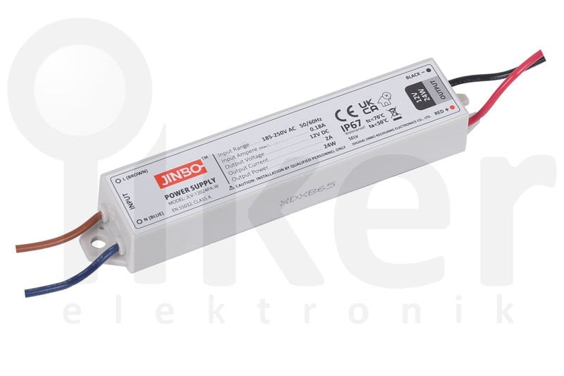 JINBO POWER 12V2A DIŞ MEKAN PLASTİK KASA ADAPTÖR