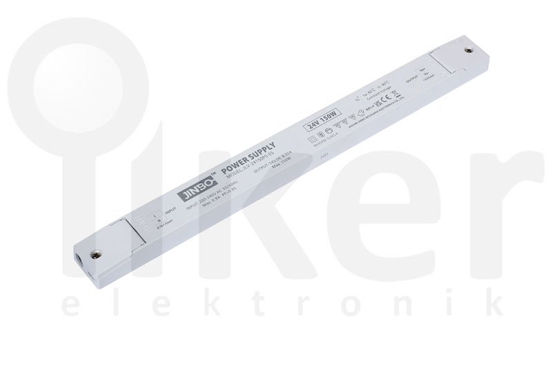 JINBO POWER 24V6.25A DIŞ MEKAN SLİM PLASTİK KASA ADAPTÖR
