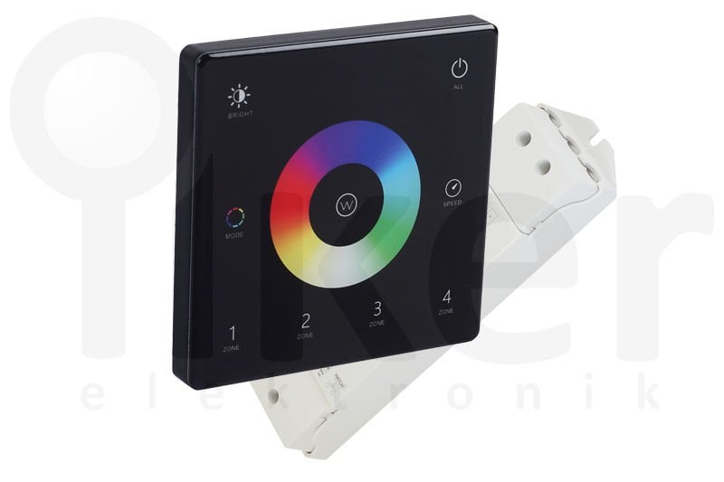 DOKUNMATİK RGB RGBW KONTROL ÜNİTESİ + RECEIVER
