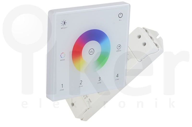 DOKUNMATİK RGB RGBW KONTROL ÜNİTESİ + RECEIVER