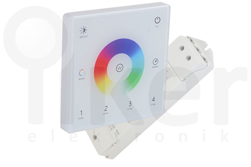 DOKUNMATİK RGB RGBW KONTROL ÜNİTESİ + RECEIVER