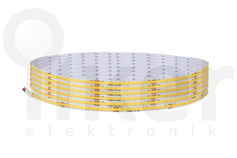 3000K 480 LED 24V 5MM İÇ MEKAN COB ŞERİT LED