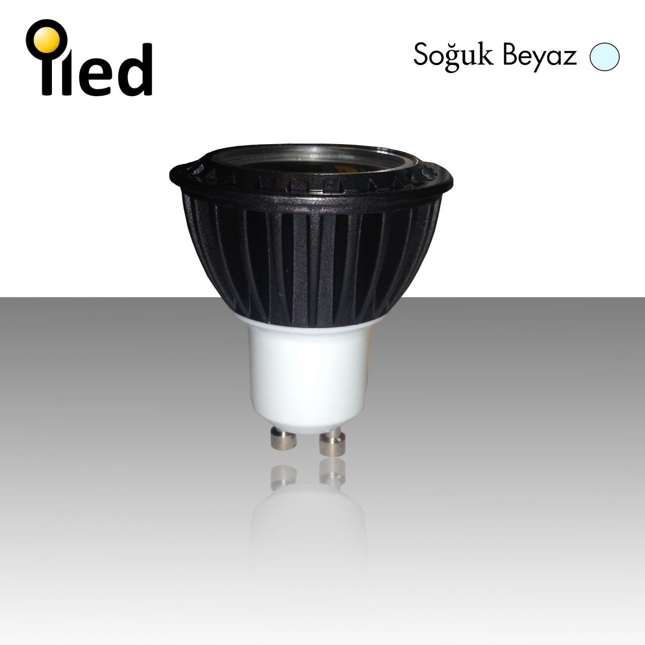 5WGU10COB65: MR16-GU10 LED Spot