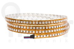 ŞERİT LED RGB ÜÇ ÇİP İÇ MEKAN 120 LED  24V 28.8W