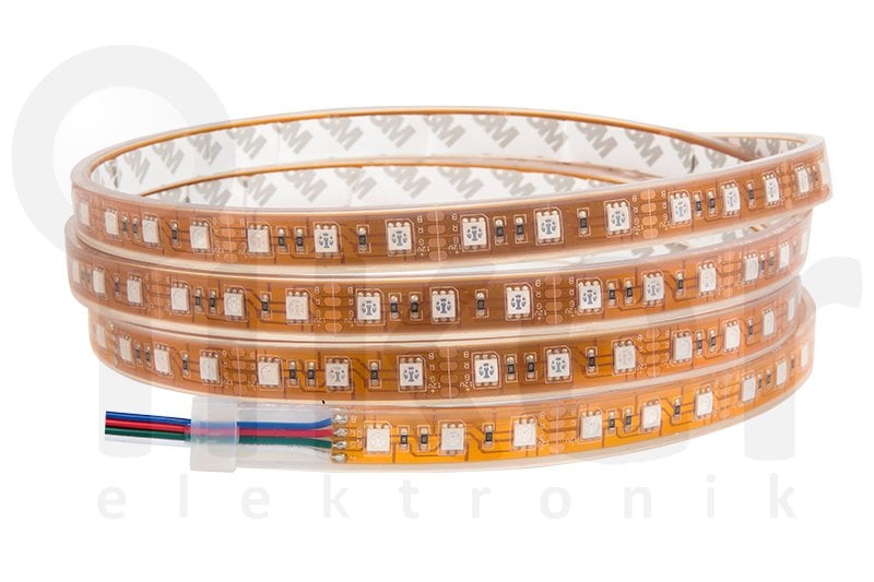 ŞERİT LED RGB ÜÇ ÇİP DIŞ MEKAN 14.4W