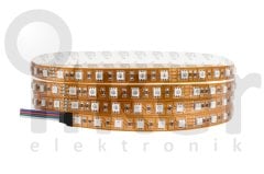 RGB ÜÇ ÇİP 60 LED 24V İÇ MEKAN ŞERİT LED 14.4W