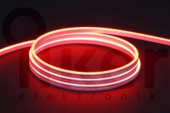 1 CM KESİLEBİLEN KIRMIZI NEON LED 12V 6MM