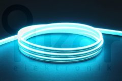 1 CM KESİLEBİLEN BUZ MAVİSİ NEON LED 12V 6MM