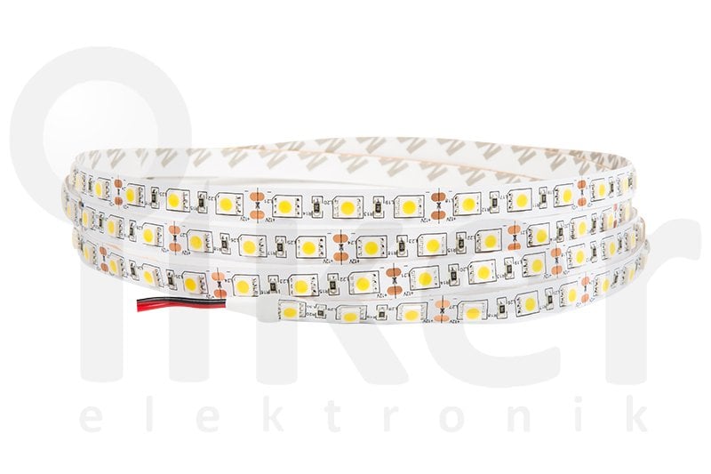 PEMBE ÜÇ ÇİP 60 LED İÇ MEKAN ŞERİT LED 14.4W