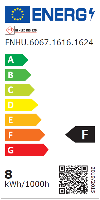 16X16MM 6000K IP67 16W NEON LED 24V