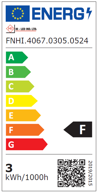 3X5MM 4000K IP67 5W NEON 24V