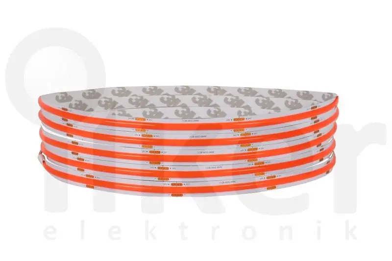 KIRMIZI 480 LED 24V İÇ MEKAN COB ŞERİT LED