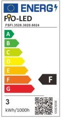 3000K TEK ÇİP 60 LED ŞERİT LED 24V 4.8W