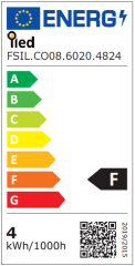 6000K 480 LED 24V 5MM İÇ MEKAN COB ŞERİT LED