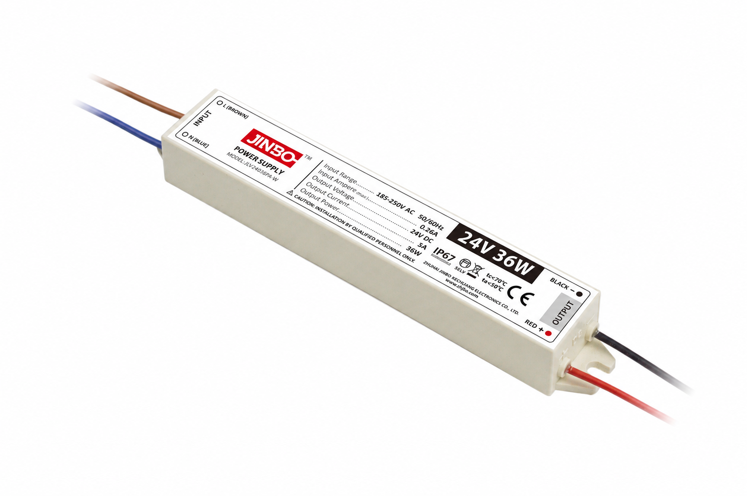 JINBO POWER 24V1.5A DIŞ MEKAN PLASTİK KASA ADAPTÖR