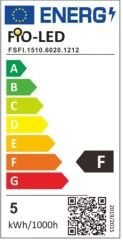 2835 5 MM PCB 6000K ŞERİT LED 120 LED 9.6W