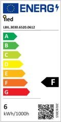 6500 K 3030 MERCEKLİ İÇ MEKAN LED BAR 6 LED 12V