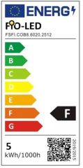 SOĞUK BEYAZ 6000K 252 LED 12V İÇ MEKAN COB ŞERİT LED